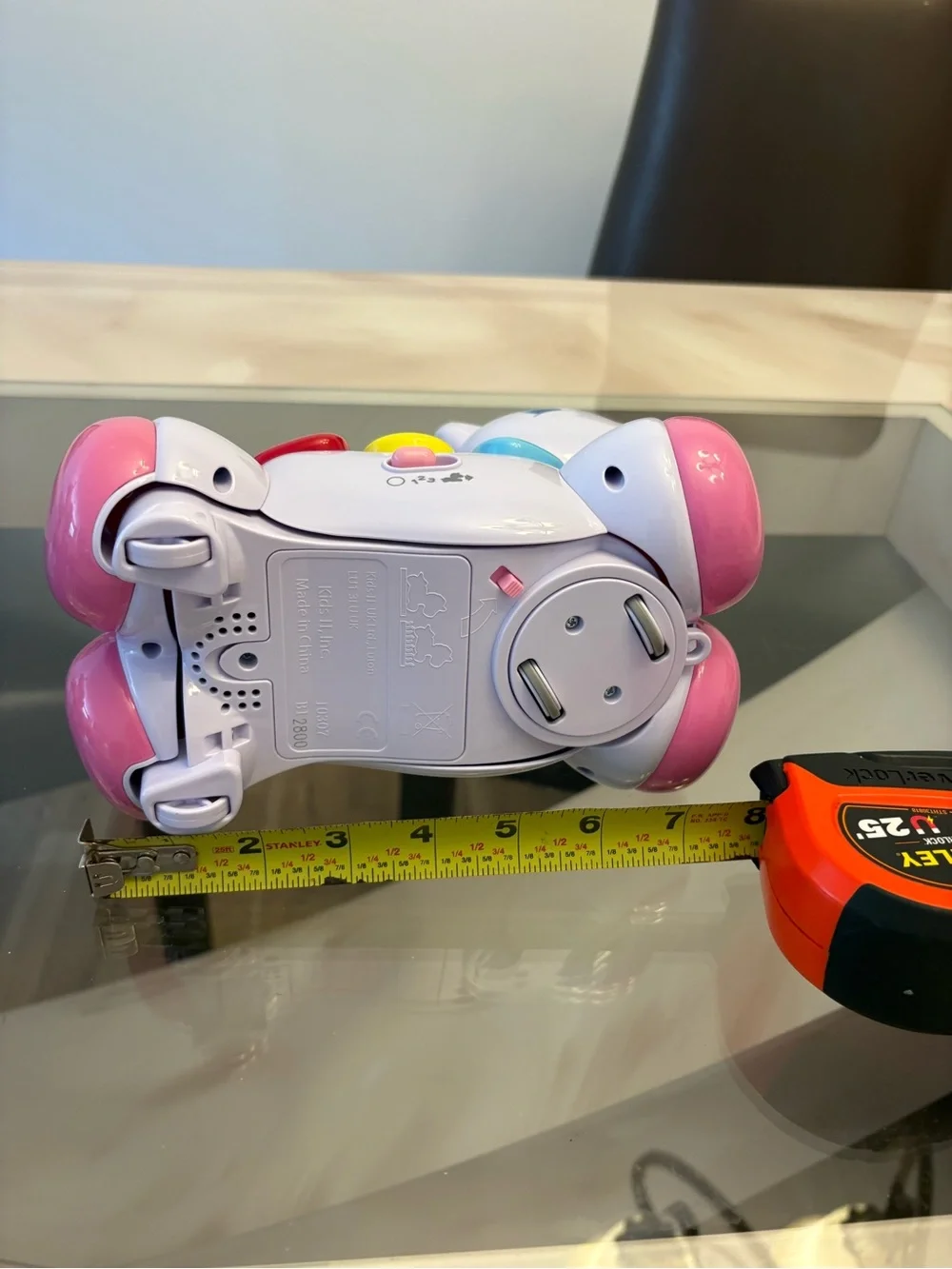 Pink Unicorn Learning Toy for Kids - Interactive Number Buttons